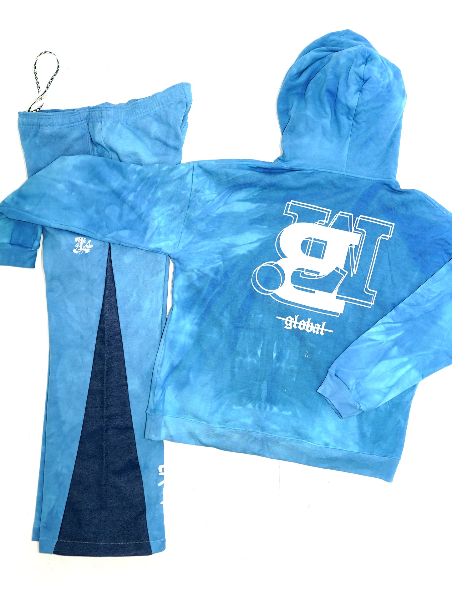 LA Paisley Hoodie - DENIM BLUE