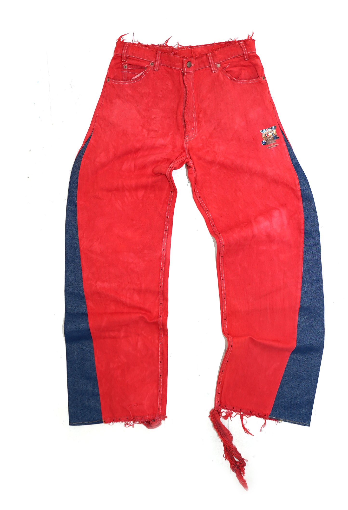BLW. "Rodeo" Denim - RED 34W