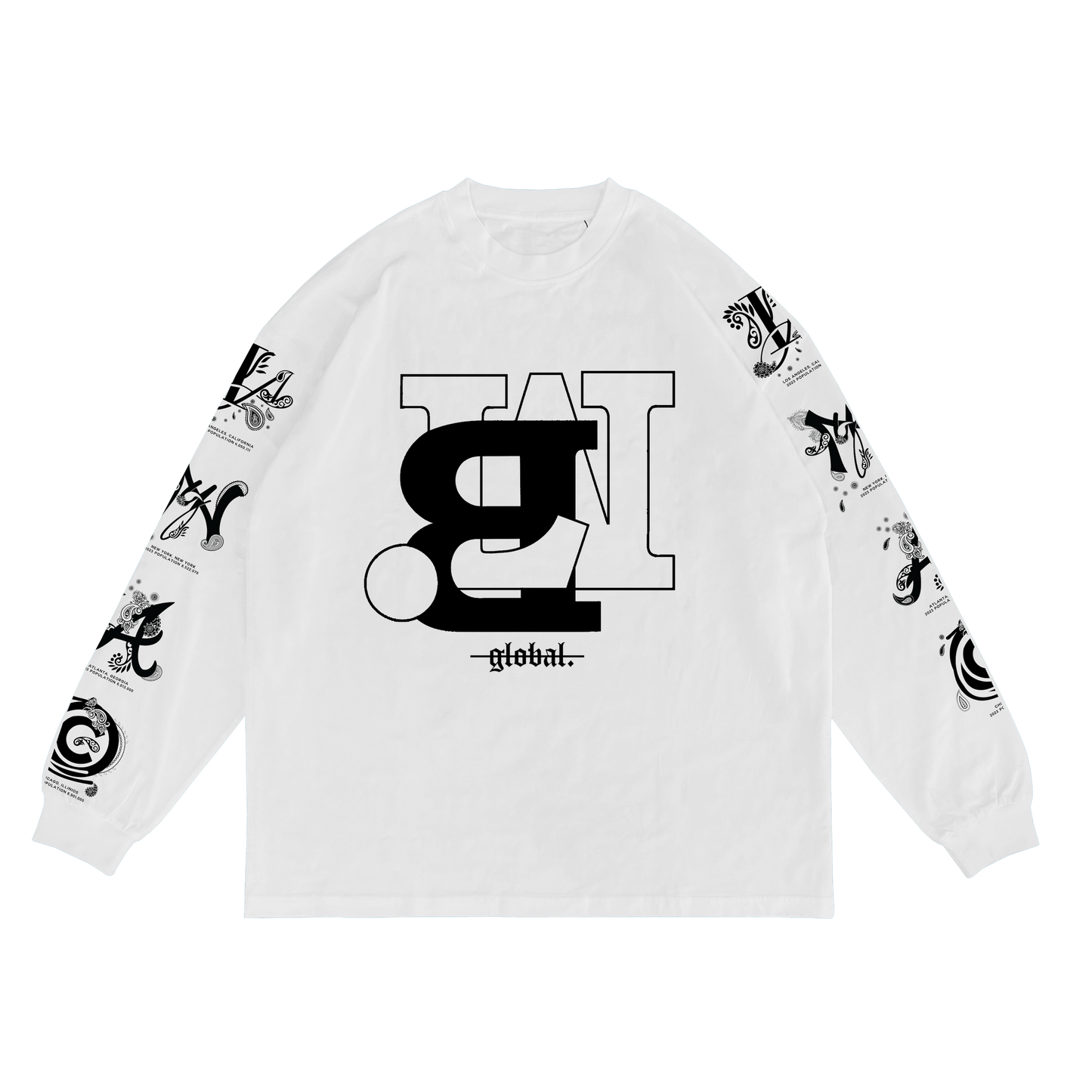City Global L/S Shirt - (White)