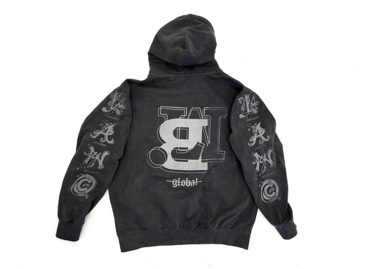 City Global "reflective" Hoodie (Grey)