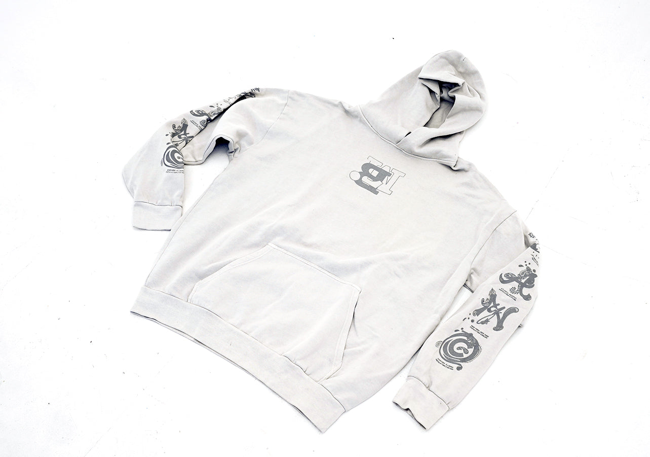 City Global "reflective" Hoodie (Cement)
