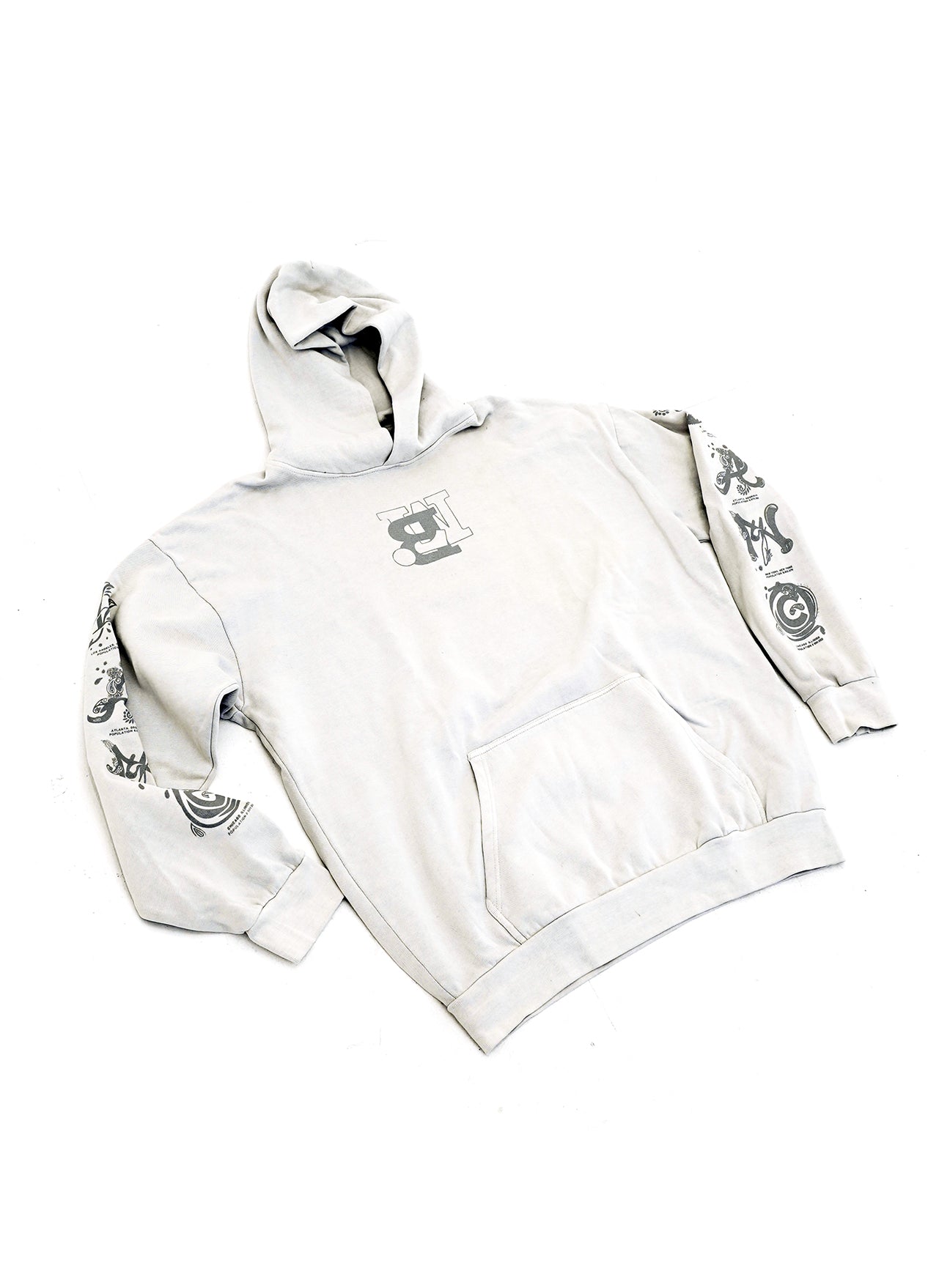 City Global "reflective" Hoodie (Cement)