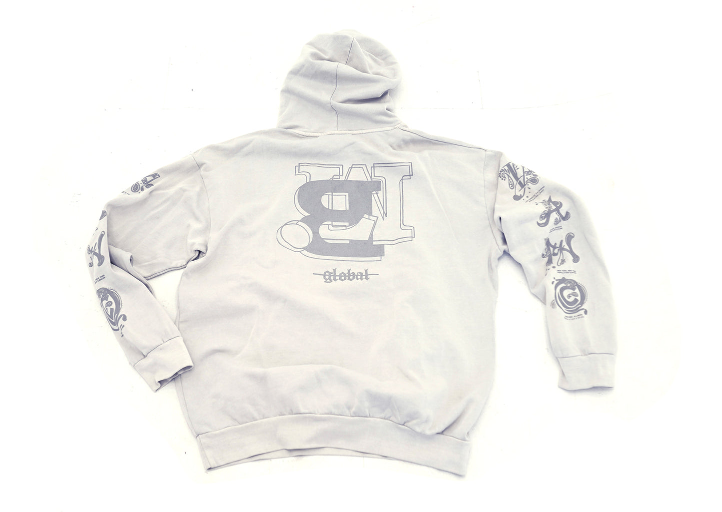 City Global "reflective" Hoodie (Cement)