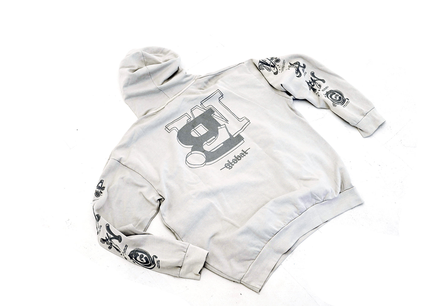 City Global "reflective" Hoodie (Cement)