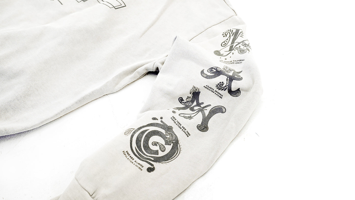 City Global "reflective" Hoodie (Cement)