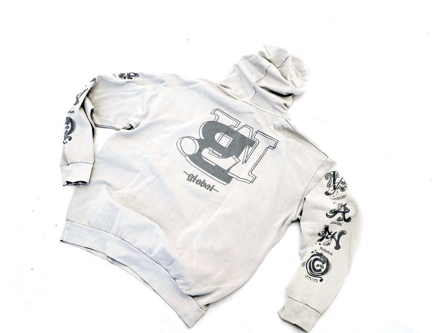 City Global "reflective" Hoodie (Cement)