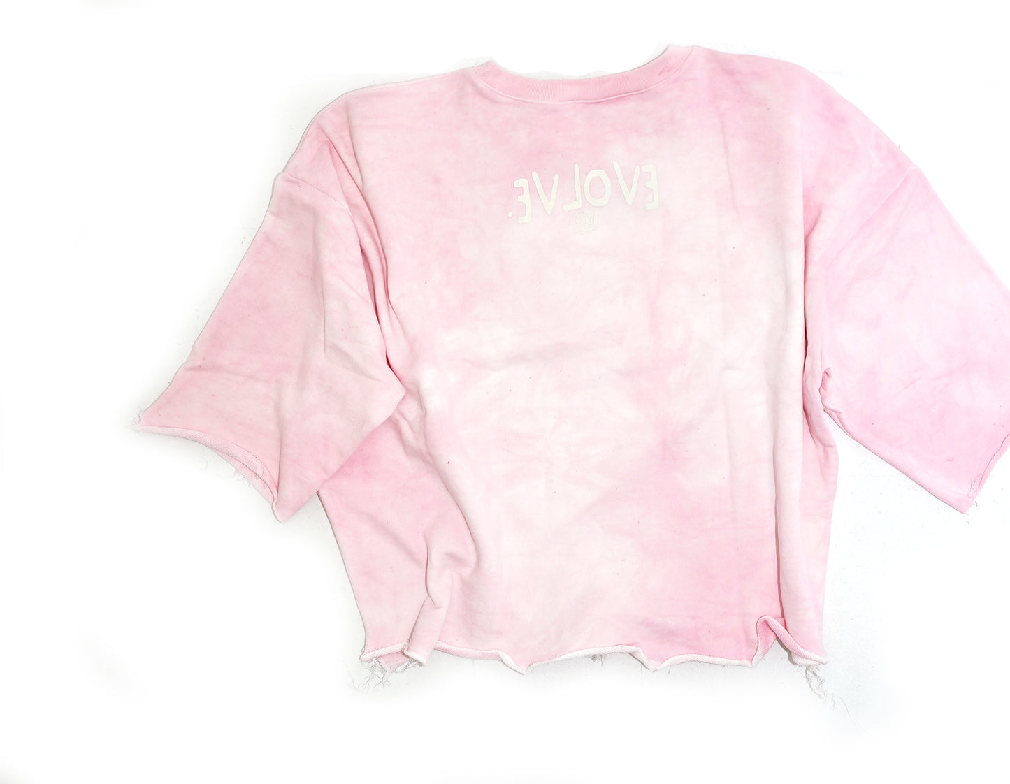 Evolved 3/4 Sweatshirt - BABY PINK
