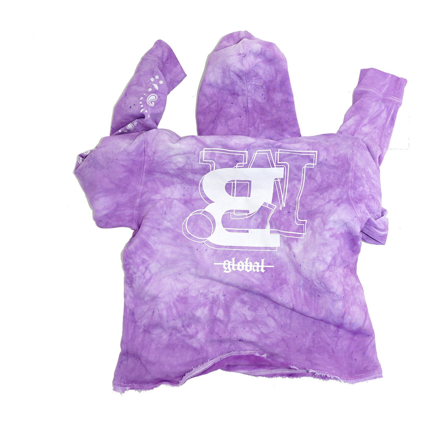 LA Paisley Hoodie - AMETHYST