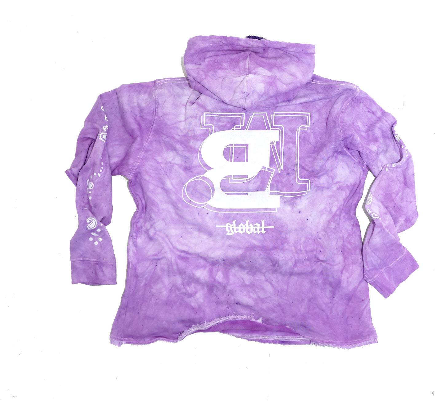 LA Paisley Hoodie - AMETHYST