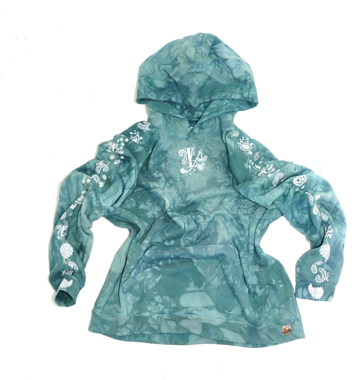 LA Paisley Hoodie - ALPINE JADE