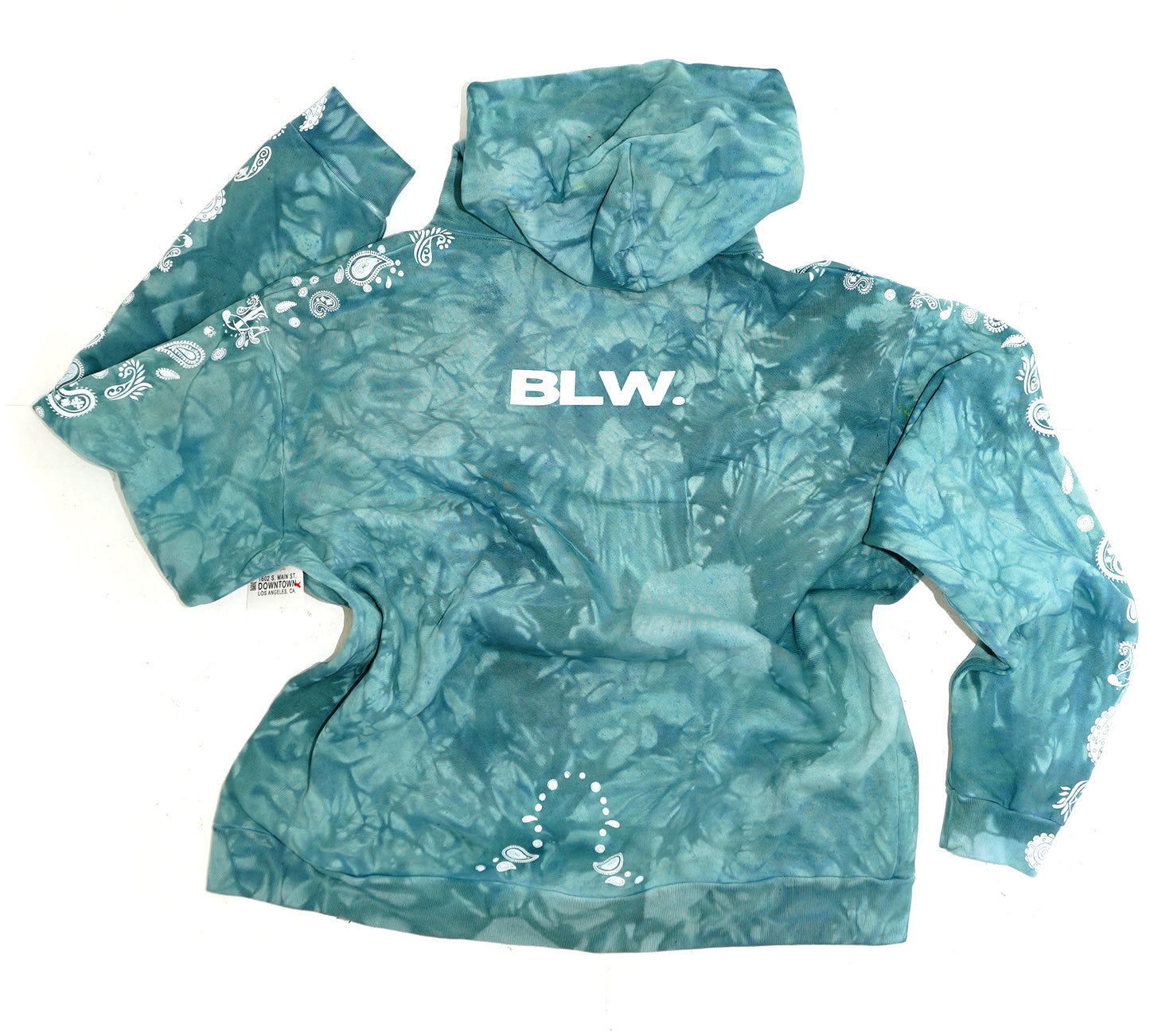 LA Paisley Hoodie - ALPINE JADE