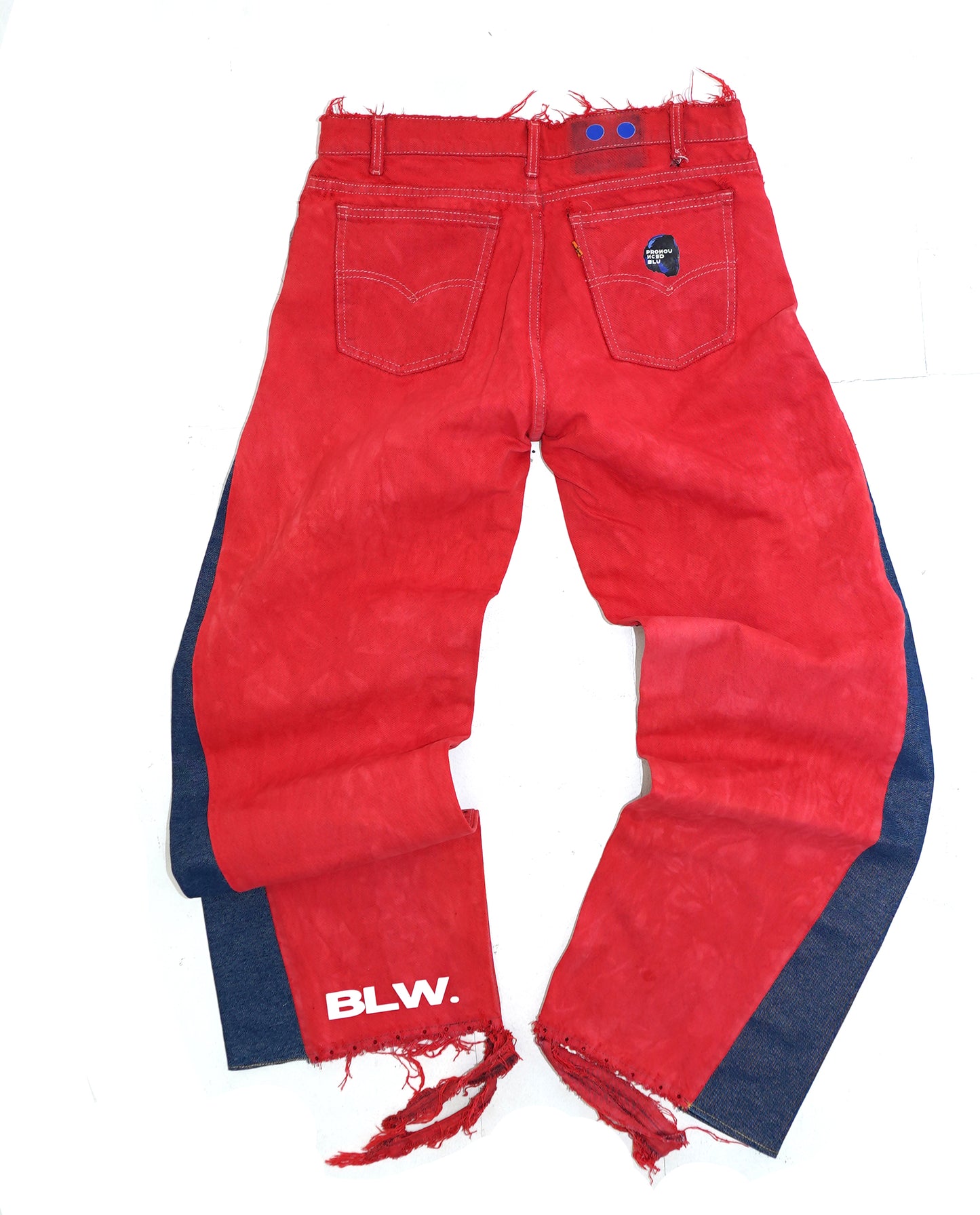 BLW. "Rodeo" Denim - RED 34W