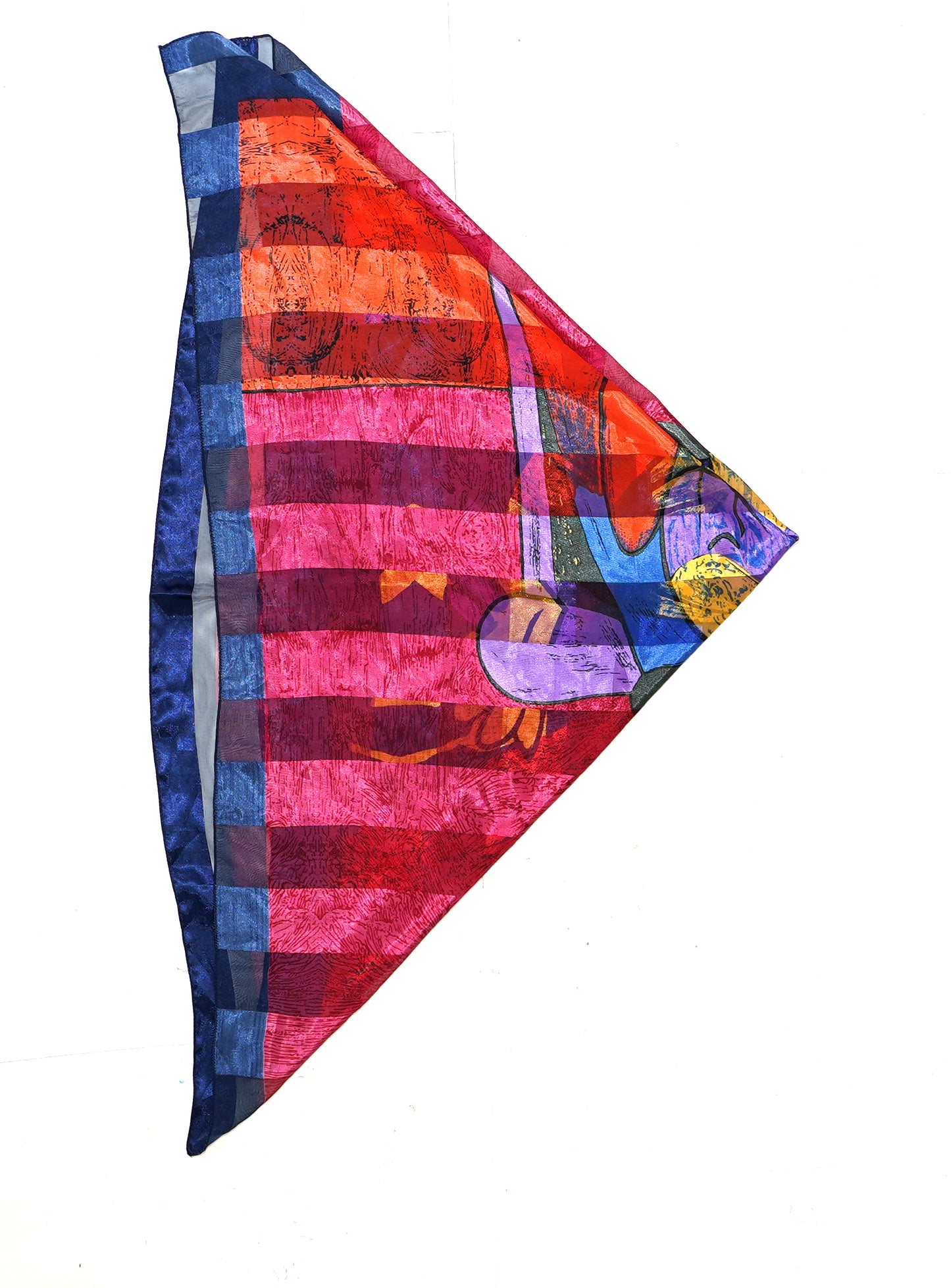 Vintage Picasso Scarf - RED PRINT