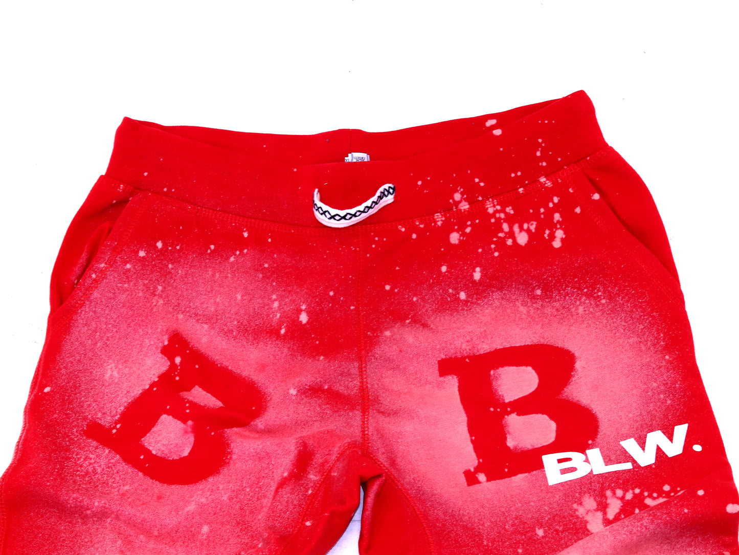 LogoMotif Stacked Sweatpants -  RED