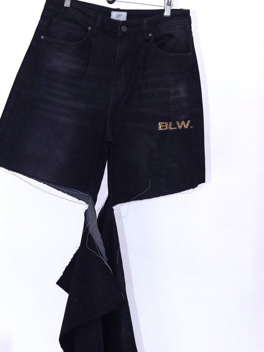 Logo Type Denim CUT Pants